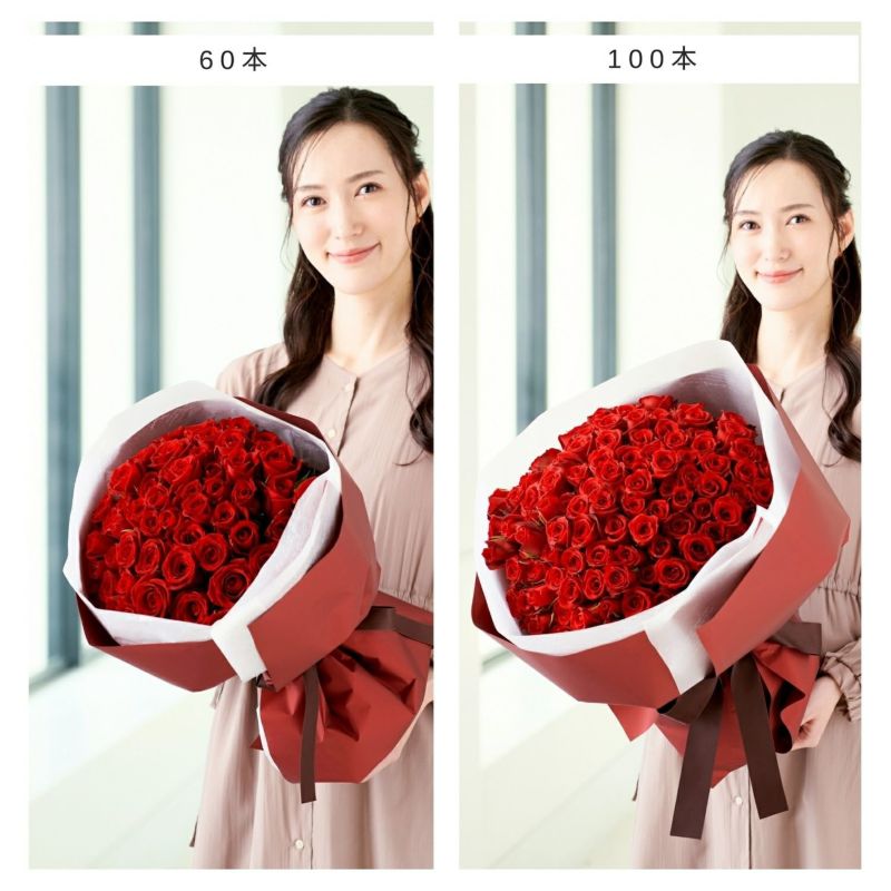 バラの花束【RED】 産地厳選 赤薔薇30本 | リンクフローリスト | バラ
