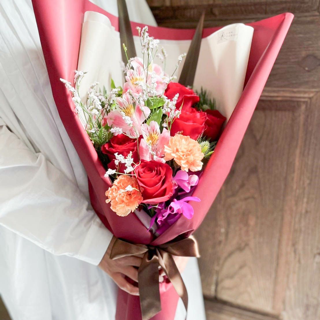 パーティーギフト花束MIX | リンクフローリスト | バラの花束や